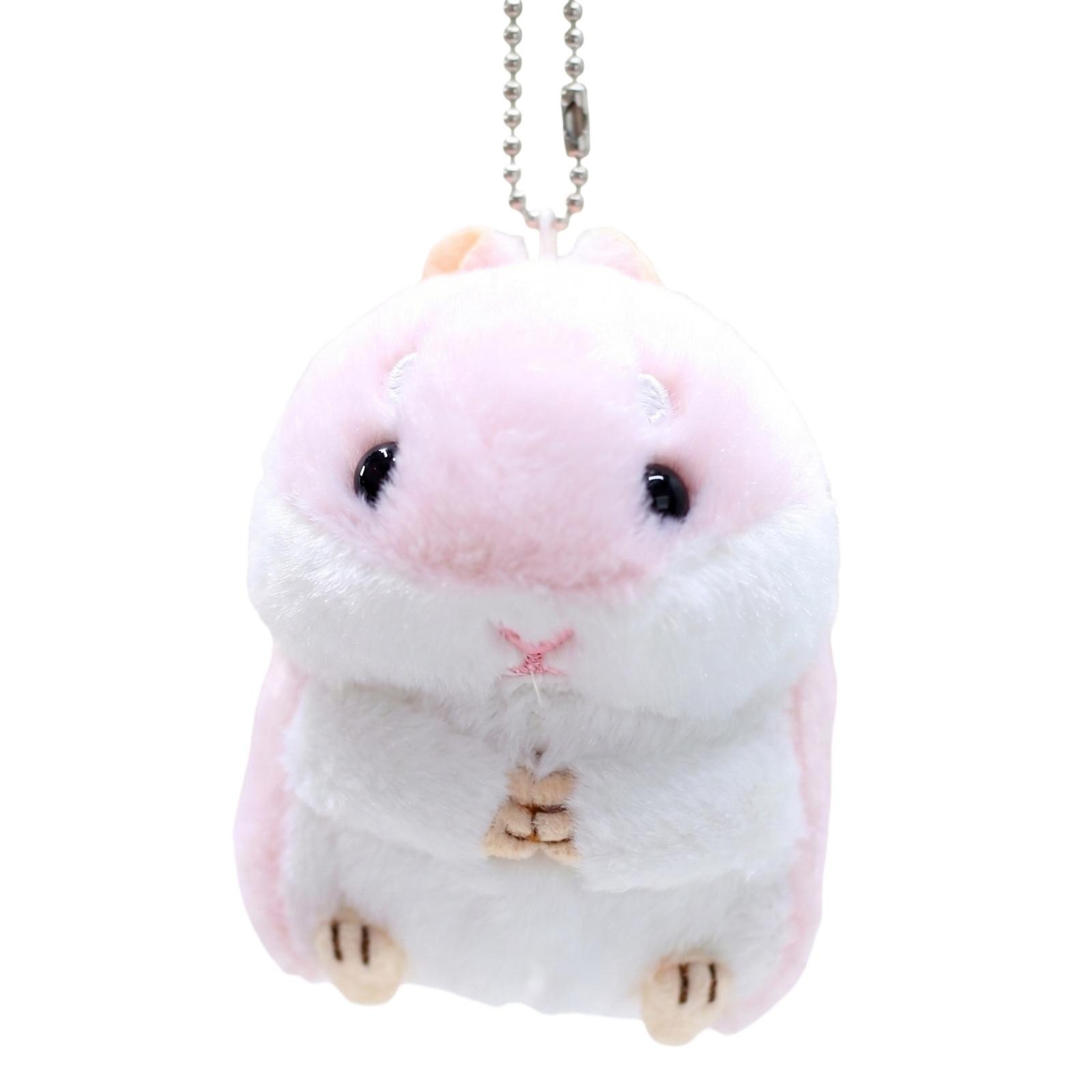 

Hamster Plush Toy Keychain One Size рожевий