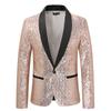 Multi Colors Men's Pearl Plate Suit Sequin Blazer Blue Silver Red Sparkly Glitter Jacket Wedding Party Stage Clothes for Men