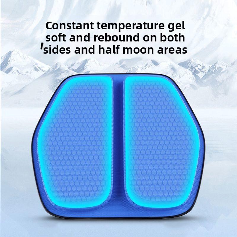 1PCS Summer Car Cooling Pad Universal Gel Ice Cushion with Ventilated Design for Breathable Synthetic Fiber for All Weather Use