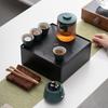 Glass Kuaike, a Pot of Four Cups of Tea Cans, Handbags, Tea Trays, Outdoor Portable Travel, Tea Set Gifts