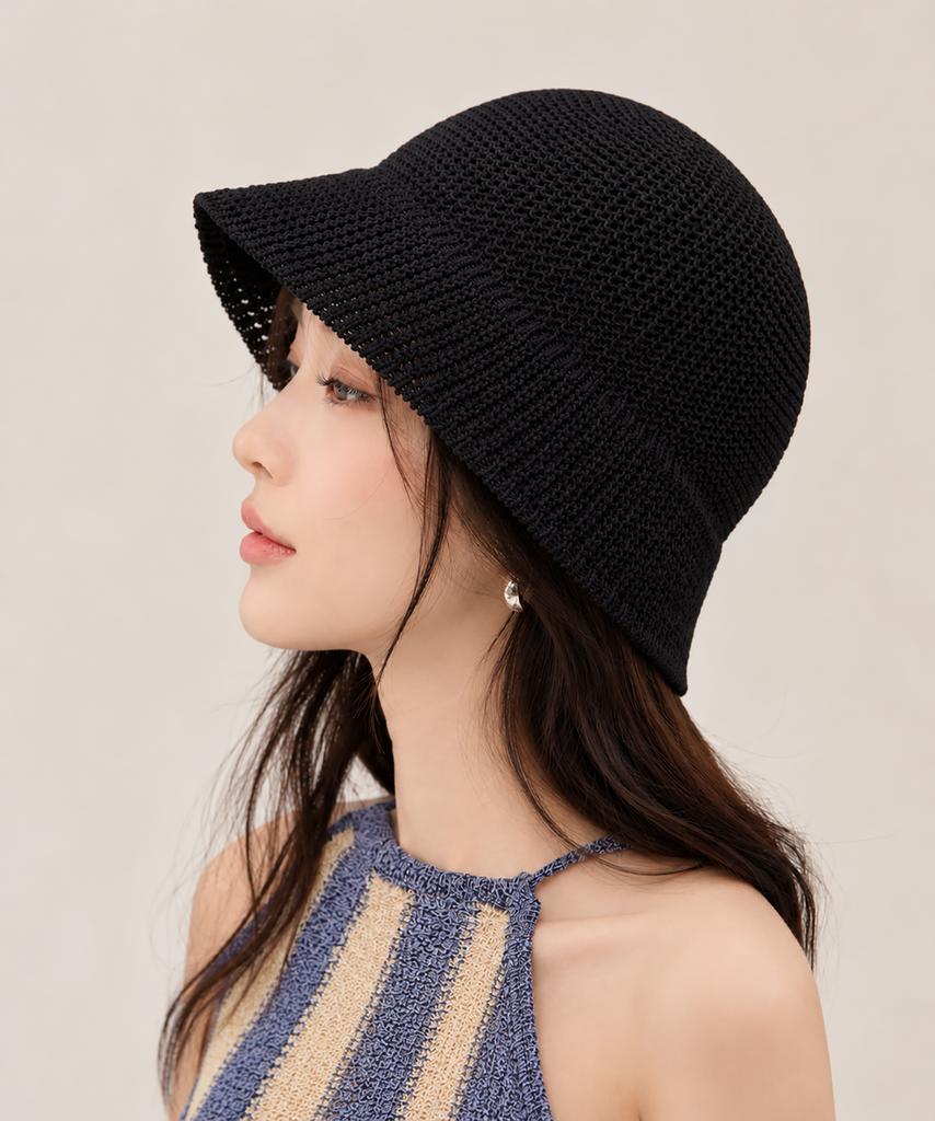 Baseukala Waffle Knit Bucket Hat (3Colors)