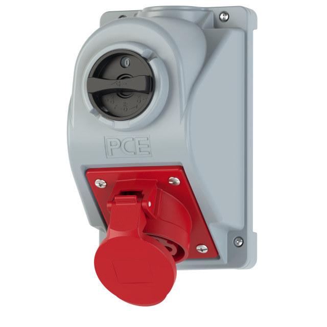 Fixed socket with switch type Combo-Pol