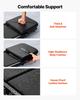 1015mm 3-in-1 Folding Mechanic Creeper, Heavy Duty Z-Creeper Garage Roller, 218 kg Under Car Rolling Creeper with 6 Swivel Casters, Padded Seat for