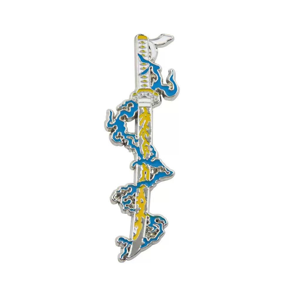 Creative Demon Slayer Anime Character Alloy Brooch Badge