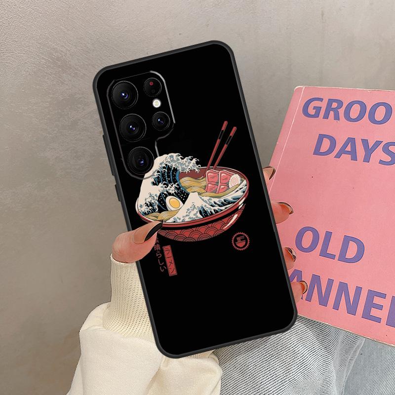 Great Kanagawa Wave Case For Samsung Galaxy S21 S22 S23 S24 S25 Ultra S9 S10 S25 Plus S20 FE S25 FE Cover Coque