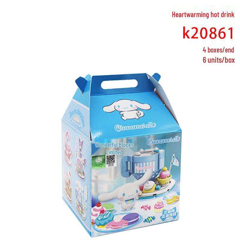 Sanrio Food Party Building Blocks: Melody & Kuromi Candy Jar Toy