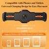 Oatsbasf Saugnapf Tablet Ständer Halter 360° Drehbar Langer Arm Verstellbare Handy Tablet Halterung für iPhone iPad 4,7-12,9" Geräte