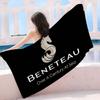 B-BENETEAUS Logo Beach Towel Colorful Bath Towels for Girl Microfiber Quick Dry Sand Free Beach Yoga Spa Gym Pool