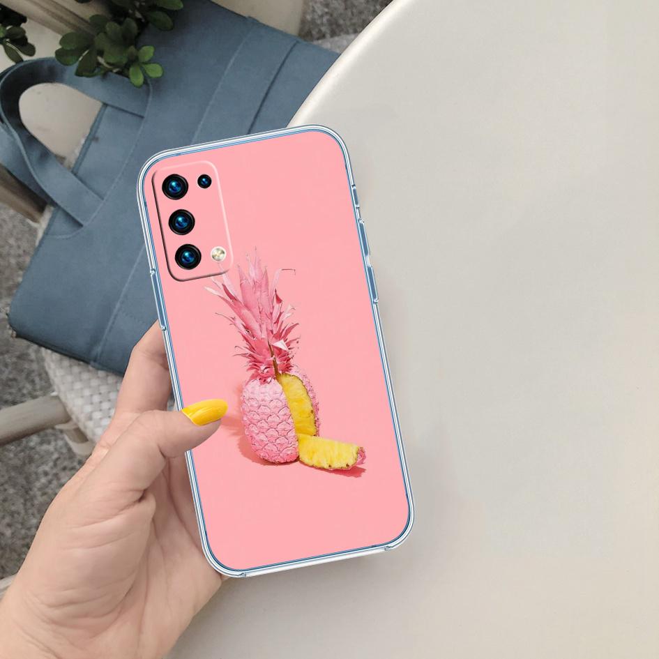 PP36 Fruit Banana pineapple Soft Shell Transparent Phone Case for Samsung Galaxy A04 A04S A14 A23 A34 A54 M23 M33 M52 M53