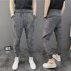 Men's Slim-Fit Corduroy Harem Sweatpants - Plus Velvet, Spring/Autumn Style