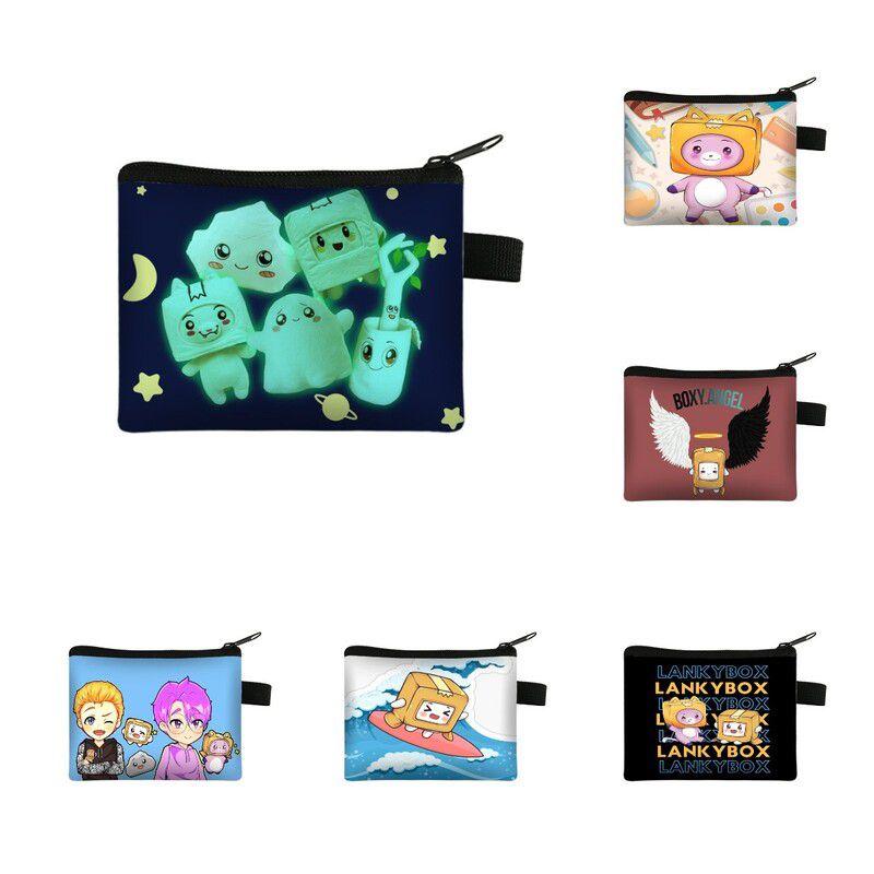 Durable Lankybox Coin Purse Portable Organizer With Comfortable Polyester Fabric
