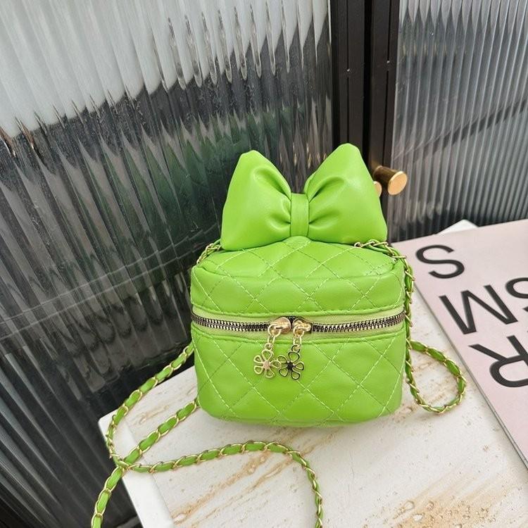 Fashionable Women's Butterfly Knot Handbag Soft Quilted Tote In Various Colors