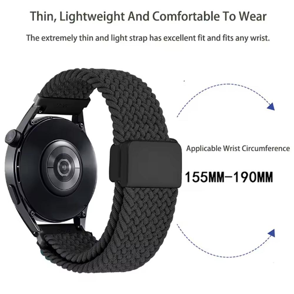 20mm 22mm Nylon Magnetic Buckle Band For HUAWEI WATCH 5 4 GT 5 Pro GT 3/4/5 Ultimate Strap Honor MagicWatch 2 46mm GS 3 Bracelet