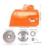 Iron Clutch Cover Kit Compact Chainsaw Brake Cover for Husqvarna 353 351 350 346XP 345