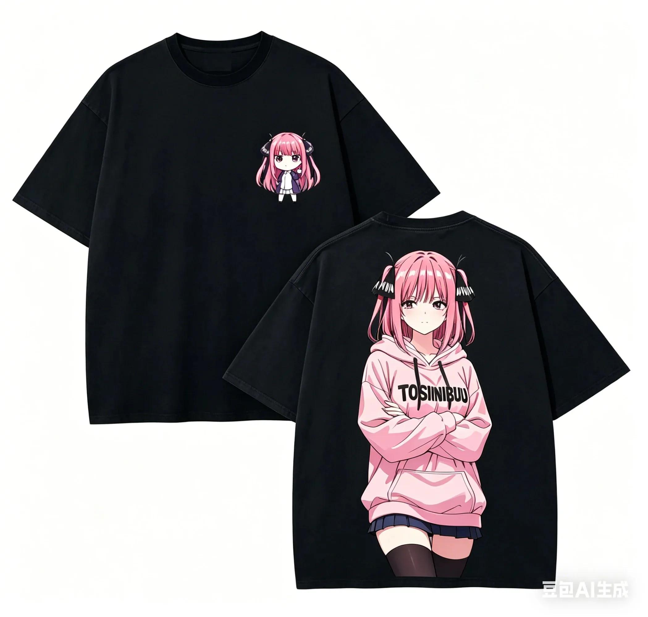 

The Quintessential Quintuplets Nino Nakano Classic Cotton T-Shirt, New Personalized Clothing, Loose Fit, All-Season 4XL