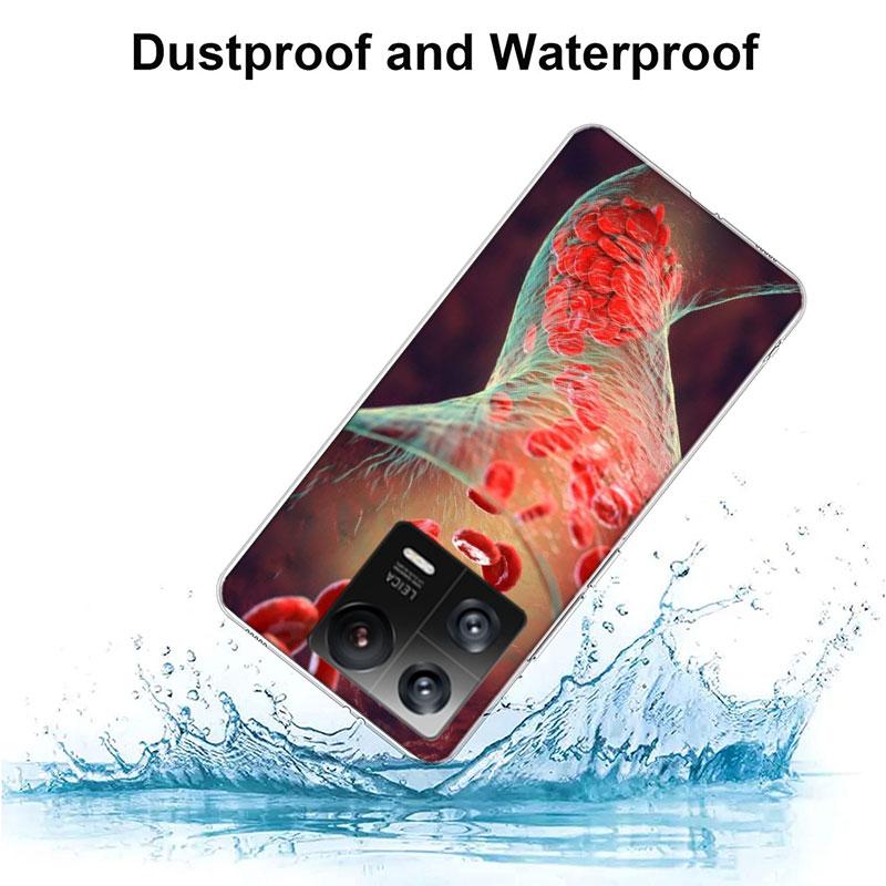 Blood Platelets Under Microscope Phone Case For Xiaomi Poco F7 Ultra X7 X6 M8 M7 M6 M4 M3 Pro X4 Mi 15 15T 14 14T 12T 12S 10T Pr