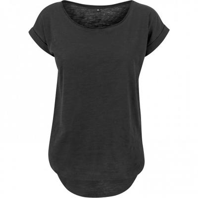 Womens/Ladies Long Slub T-Shirt