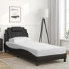 VidaXL Lit avec Matelas, Lit Rembourré avec Coussin de Tête de Lit, Lit Simple, Lit Adulte, Meuble de Chambre à Coucher 3208761