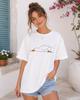 Lounging Duck Tee | Minimal Line Art Duck Shirt