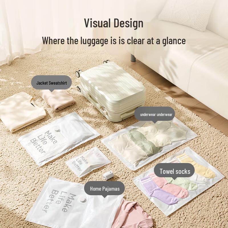 Travel Vacuum Compression Storage Bags