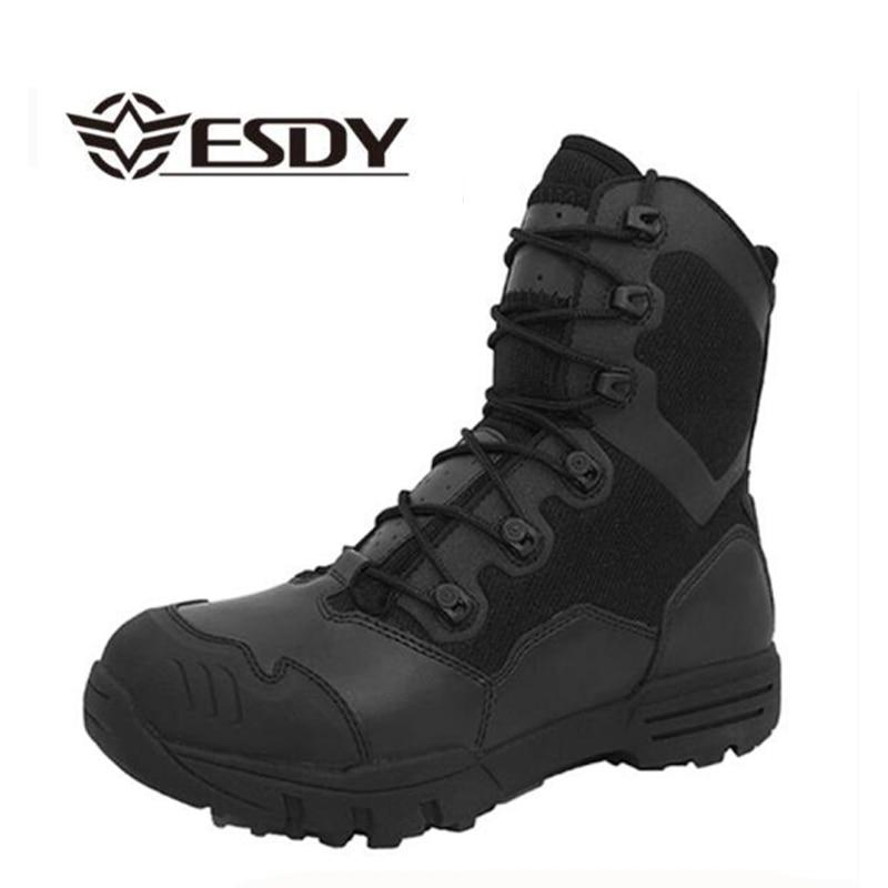 Invierno Hombres Botas militares Cuero Fuerza Especial Desierto Combate  Táctico Botas del Ejército Hombre Safty Trabajo comprar a buen precio —  entrega gratuita, reseñas reales con fotos — Joom