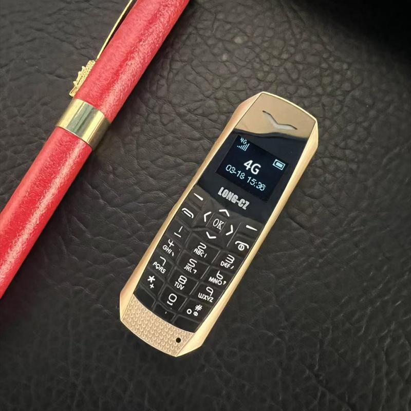 J60 4G Super Mini Mobilní telefon 1GB ROM OLED Obrazovka LTE Bluetooth Přehrávač Mp3 Budík 600mAh Super lehký Přenosný Mobilní telefon Vícejazyčný