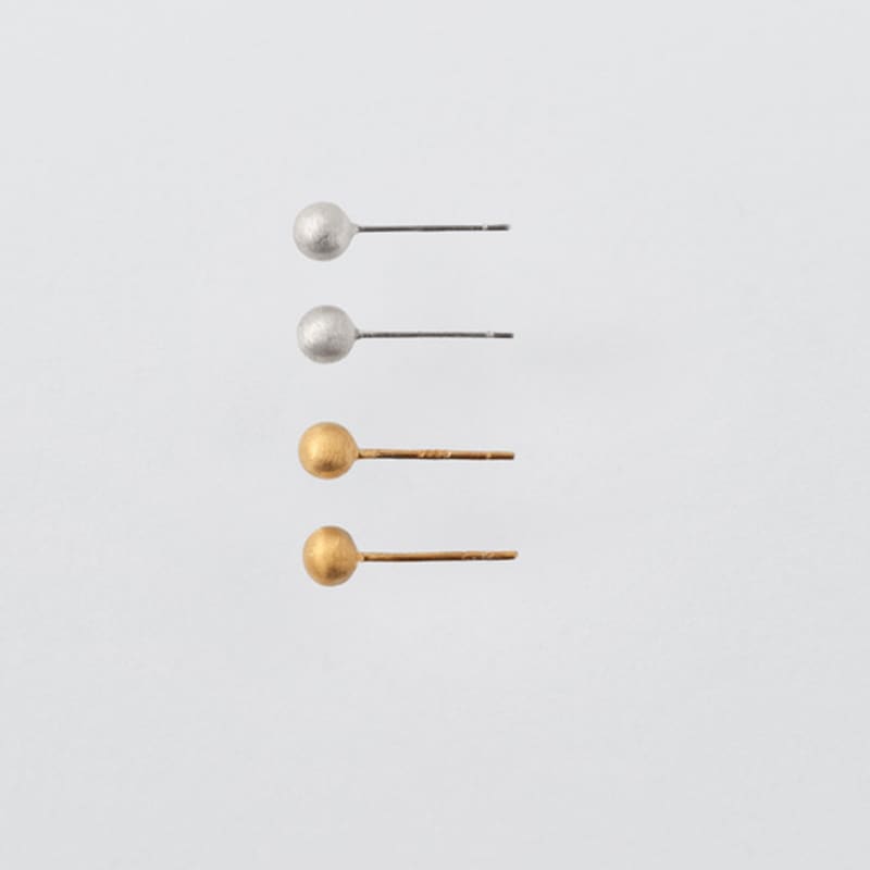 Another Layer 4mm Ball Stud Matt (silver925)(2color)