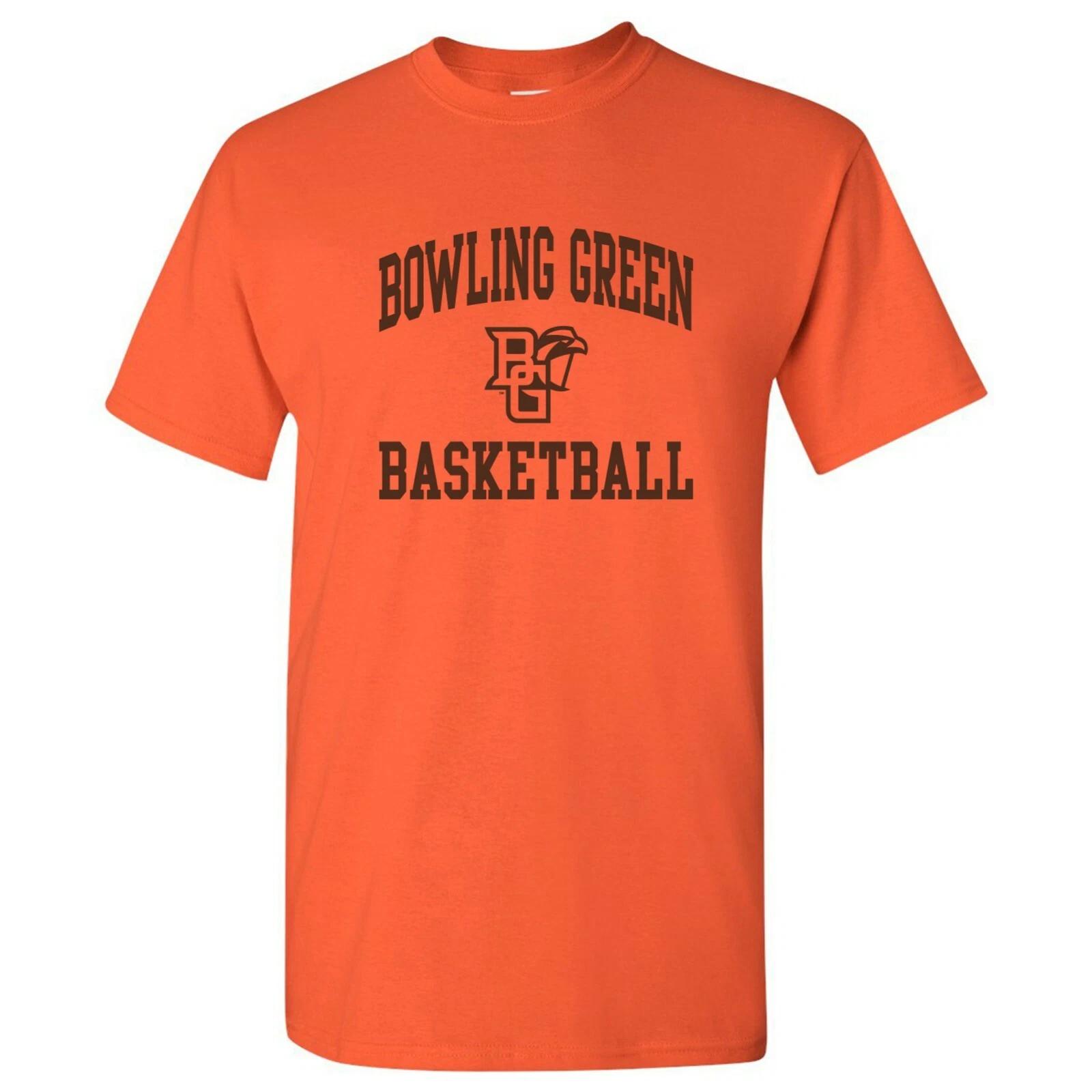 BGSU Arch Logo Basketball T-Shirt - Orange XL