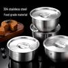304 Stainless Steel Steaming Bowl with Lid