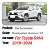 For Toyota RAV4 AX50   ~2024 Car Anti-UV Window Sunshade Coverage Sunshade Cover Protection Board Car Accessories