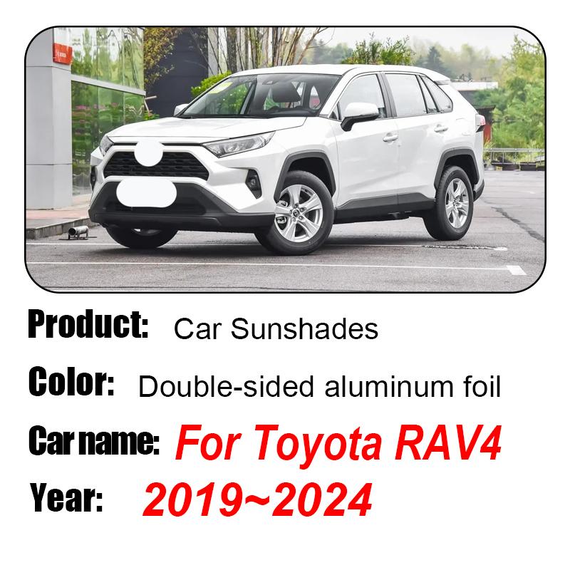 For Toyota RAV4 AX50   ~2024 Car Anti-UV Window Sunshade Coverage Sunshade Cover Protection Board Car Accessories