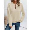 Women's Fashionable Sweatshirts Casual V Neck Pullover Tops