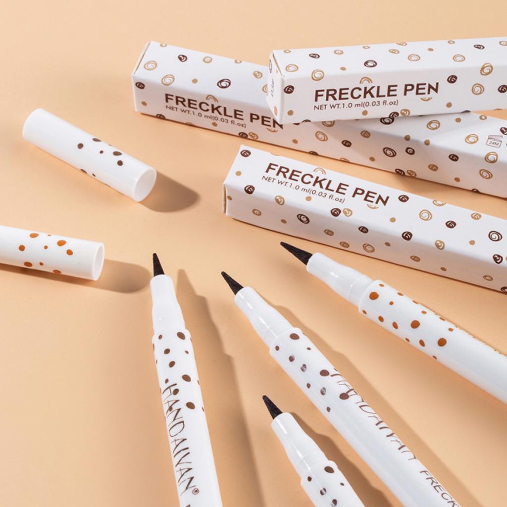 HANDAIYAN Natural Fake Freckle Pen Quick-Drying Waterproof Spot Pencil Makeup Tool for Facial Lifelike Fake Freckles Cosmetics