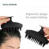 Handheld Silicone Scalp Massager Brush with Soft Bristles