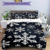 3pcs Snowflake Pattern Bedding Set, Breathable And Soft, Suitable for All Seasons Machine Washable, Suitable for Bedroom Decoration,yy250822194