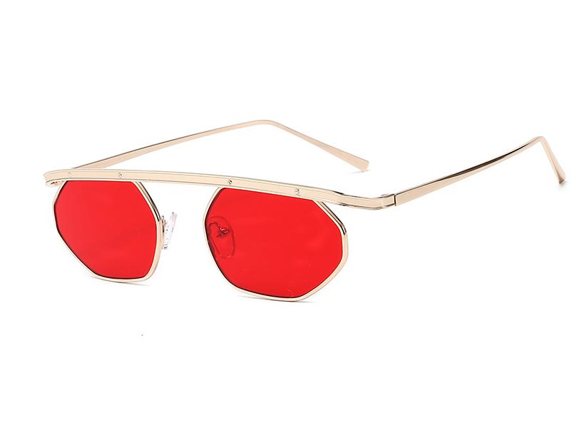 Polygon Shape Sun Glasses For Women Stylish Stylish UV Ray Blocking Sun Glasses Woman European American Style For Men Sunglass