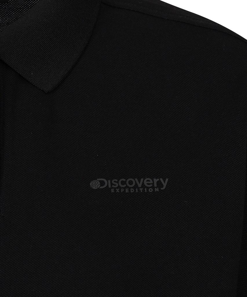 DISCOVERY EXPEDITION Women'S Semi-Crop Polo Shirt (Black)
