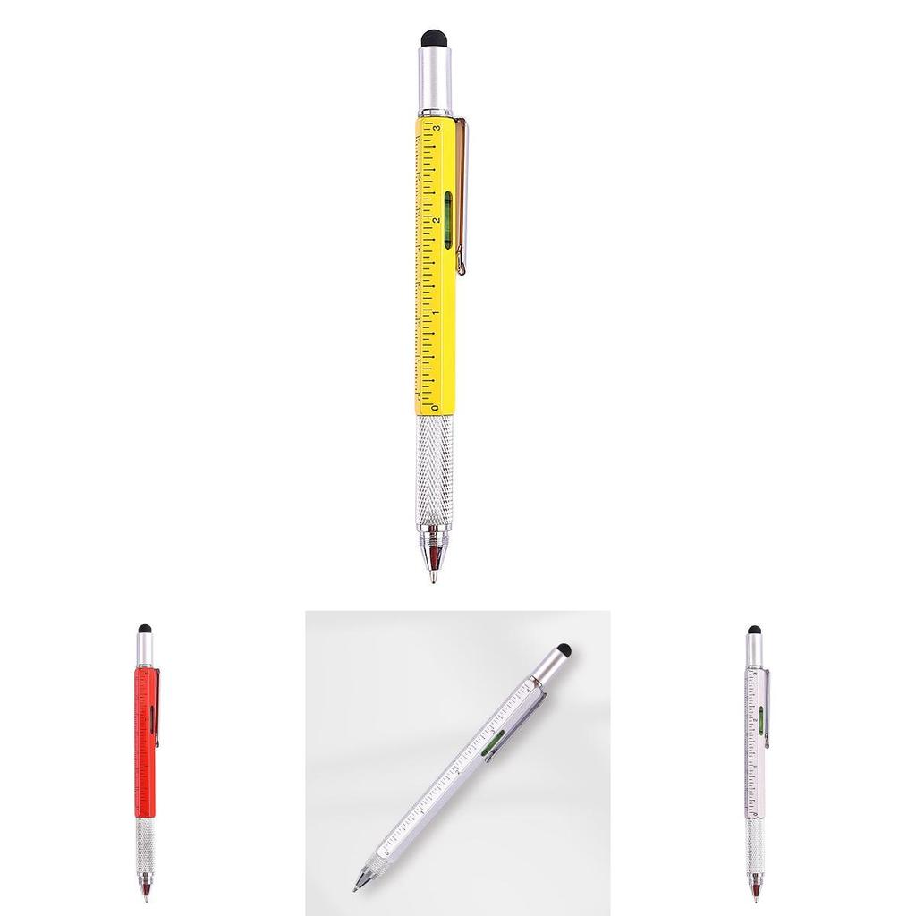 Multifunction Tool Pen Level Ruler Touch Screen Screwdriver For Diy Projects And Office Work