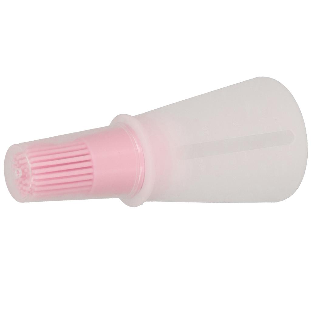 Ölflasche Pinsel Silikon Multifunktional Saucen Barbecue Öl Pinsel mit Transparentem Flaschendeckel