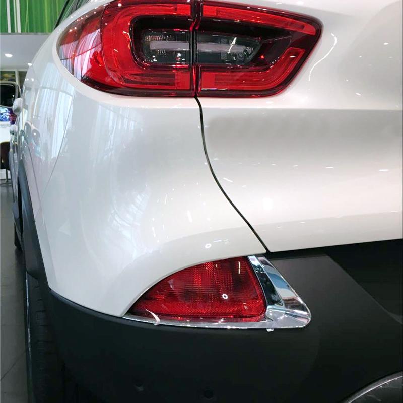 HIGH FLYING Exterior Trim Chromed Exterior Rear Fog Lamp Light Mouldings Trim 2pcs For T-Roc 2017 2018 2019 Car Accessory