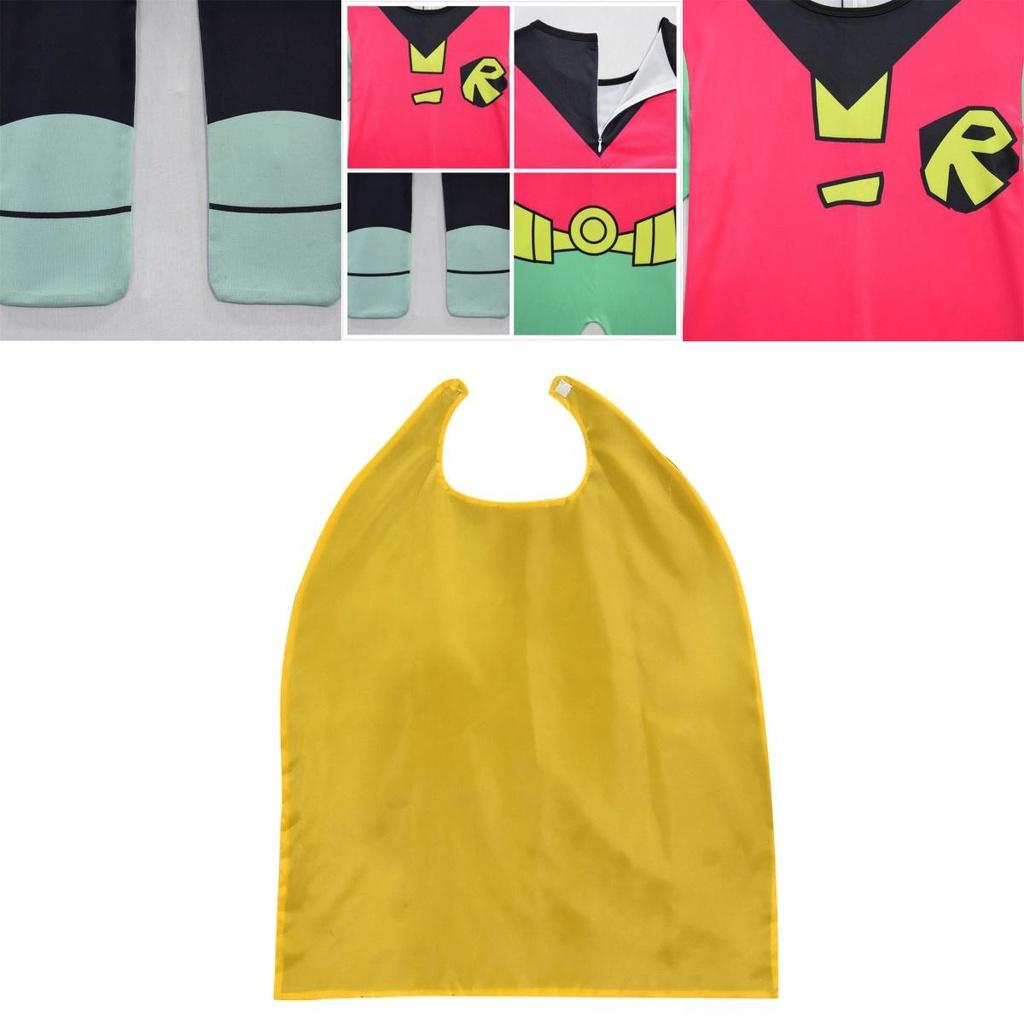 Anime Teen Titan Robin Costume For Boys Perfect Superhero Cosplay Jumpsuit**