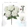 Villa Como Artificial Flower Bouquet Hydrangea Hydrangea Artificial Flower Interior Fake Flower Beautiful Flower Mother's Day Graduation Ceremony