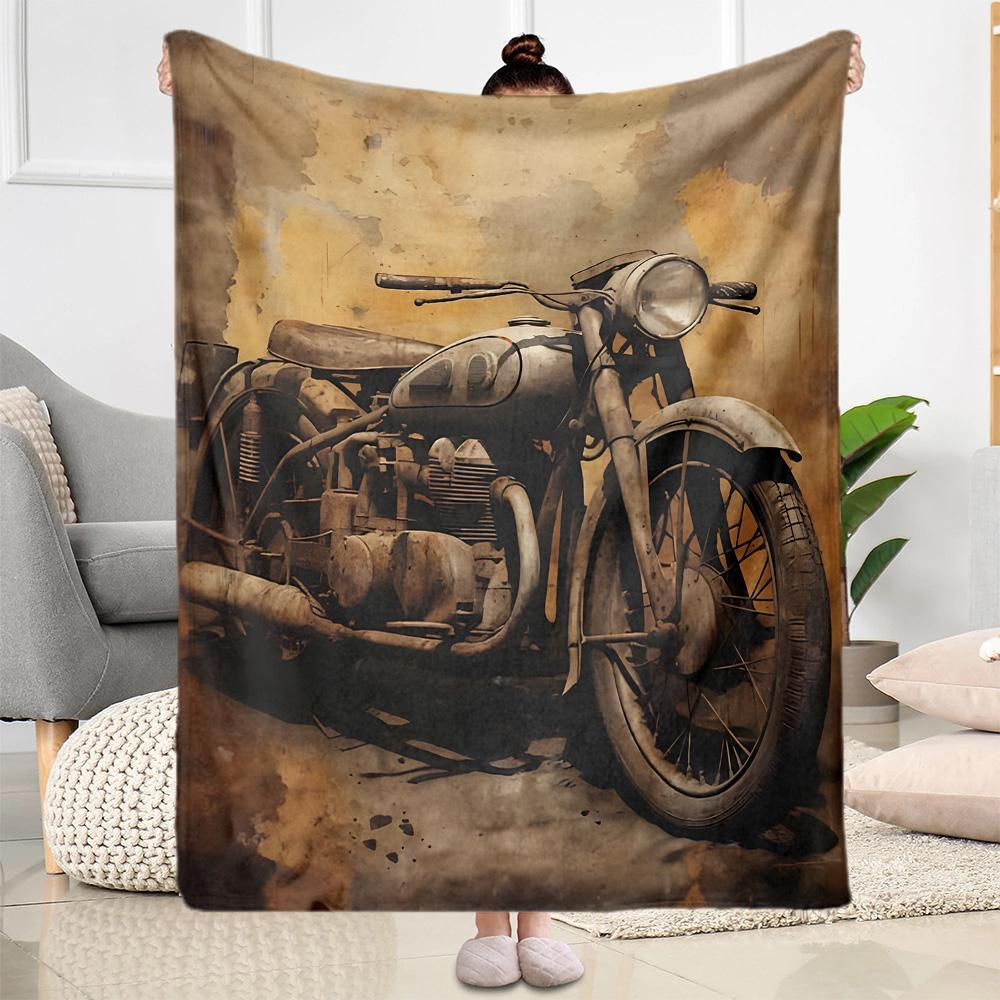 Motocross Adventure Sport Flanelldecke - Weich und geeignet für Sofas, Betten, Büros, Reisen, alle Jahreszeiten und das beste Geschenk für die Feiertage.
