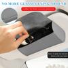 Suporte para Óculos de Sol para Para-sol de Carro, Caixa Organizadora de Couro para Óculos de Auto com Fecho Magnético Oculto, Clipe Suporte para Estojo de Óculos de Veículo, Carro
