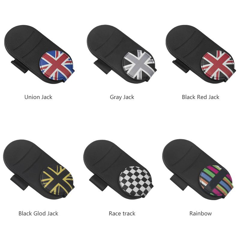 Car Sun Visor For BMW MiNi Cooper Business Card Holder CD DVD Organizer Storage Box Sunglasses Clip Stowing Tidying Bag