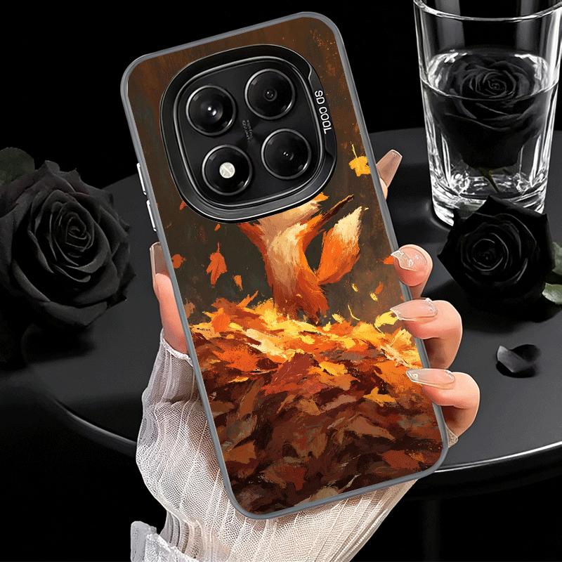 Cartoon Fox Animal Soft Phone Case for Xiaomi Redmi Note 13 14 15 Pro Plus 12S 12 11S 11 11T 10S 10 Shockproof Cover Back Shell