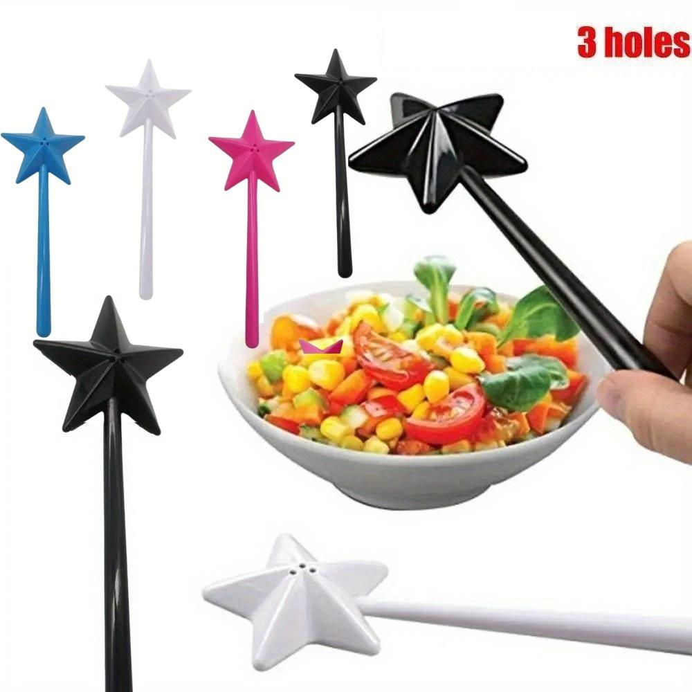 Refillable Magical Star Wand Portable Salt Pepper Spice Dispenser Shakers Set Kitchen Cooking BBQ Supplies Halloween Party Gifts