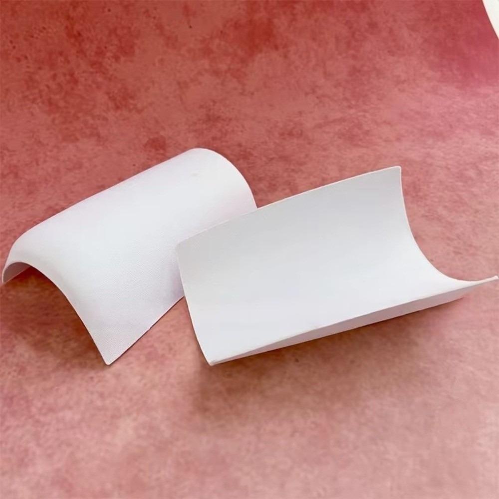 

1 Pair Extra Wide Shoulder Pads Invisible Seamless Shoulder Shaping Thick Replacement Broad Square Support Inserts белый