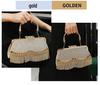 Cross-Border Rhinestone Tassel Evening Handbag