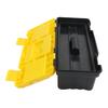 Compact Yet Spacious Tool Storage Case with Buckle Fastener and Rugged Exterior